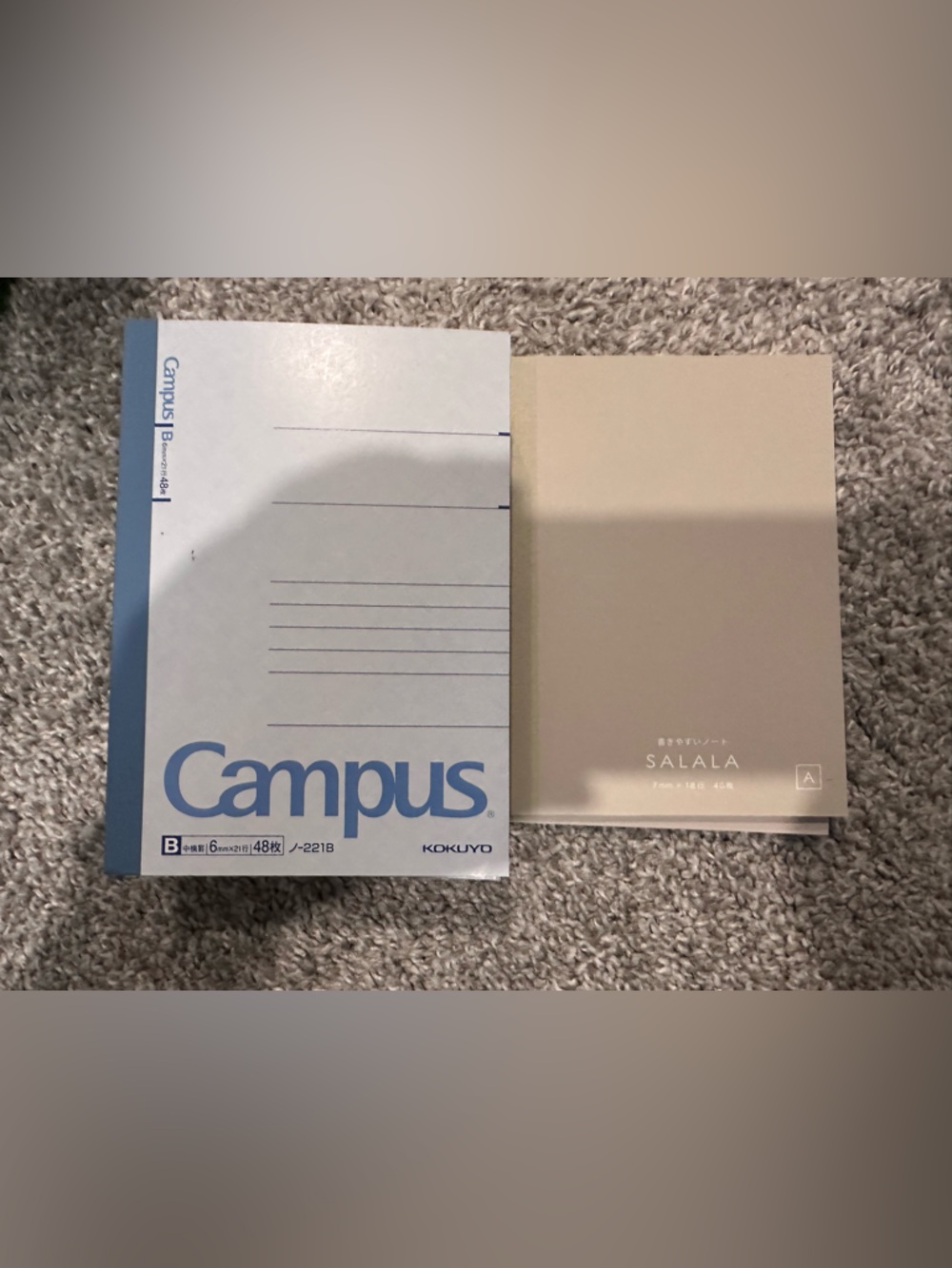 Campus Blue & Cream Notebooks Set